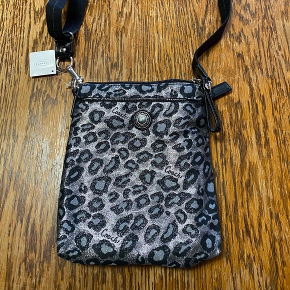 Coach shoulder bag! Leopard print! - Picture 1 of 3